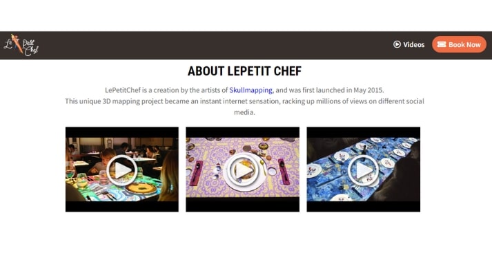 LePetit Chef immersive dining LePetit Chef immersive dining