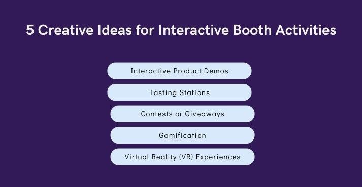 Tradeshow Interactive Booth Activity Ideas