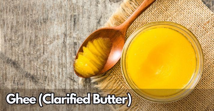 Ghee-in-a-glass-bowl-with-a-wooden-spoon