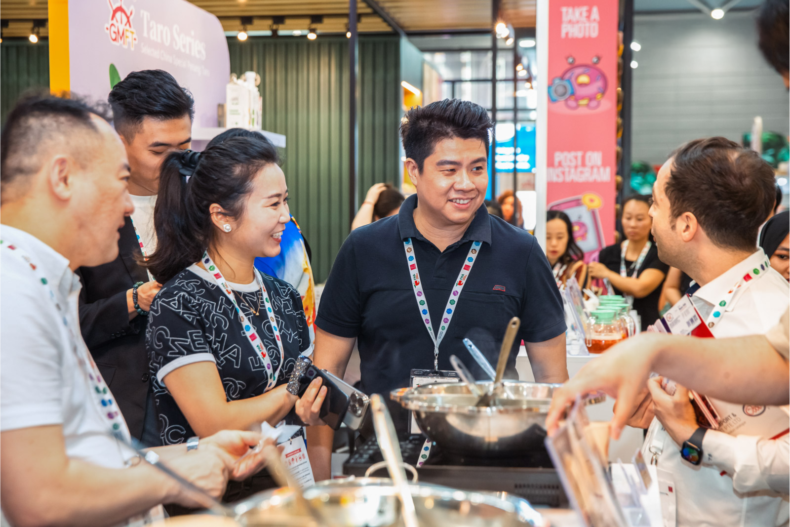 man-and-woman=attending-food-event